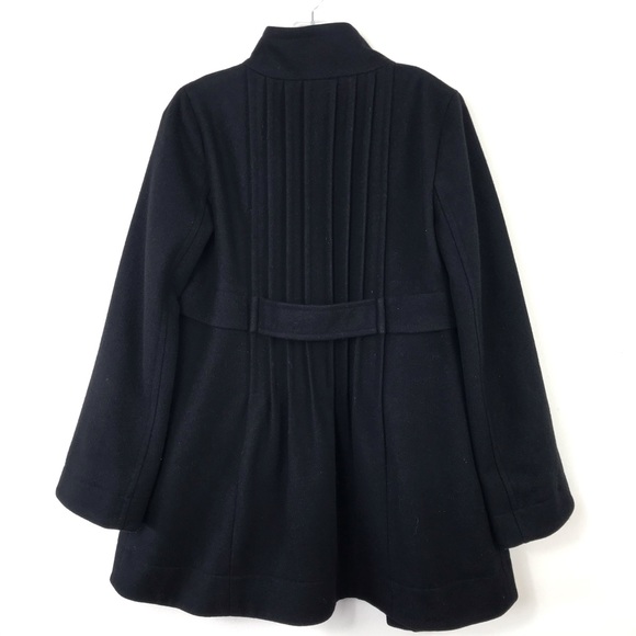 ❤️ Theory Loris W Manning Wool Coat Jacket Black S - Picture 13 of 16